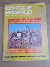 VTG Cycle World Magazine April