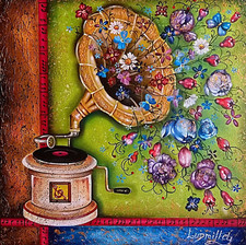 Olio su tela e spatola "colori