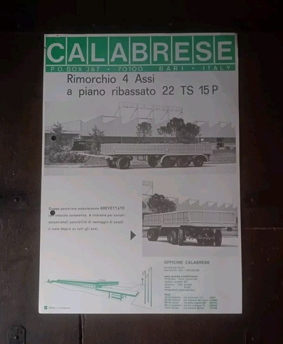 Calabrese rimorchio tipo - 22, ts