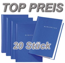 20 Cartelle Blu Di Candidatura