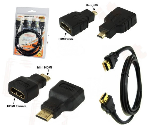 Set cavo hdmi - hdmi, micro