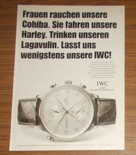 Rara Pubblicità Vintage IWC