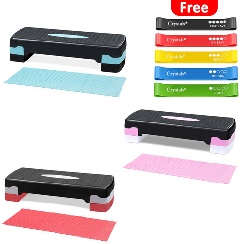 Stepper aerobico regolabile