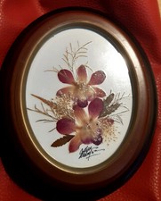 CORNICE PORTAFOTO OVALE, FIORI