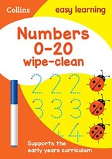 Numbers 0-20 Age 3-5 Wipe
