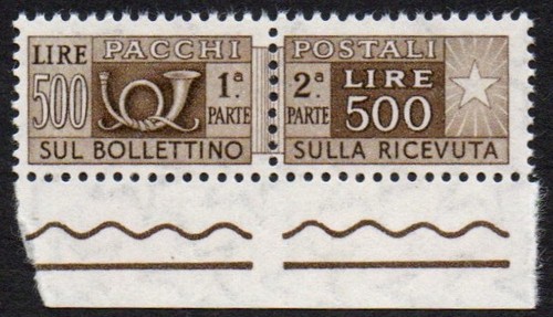 Pacchi postali 1955 - pacchi, 500