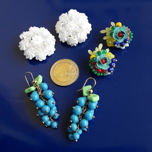 Lotto orecchini vintage con - -,