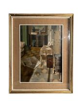 Dipinto Olio su Tela di Scena