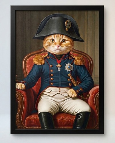 Quadro gatto napoleone - quadro,