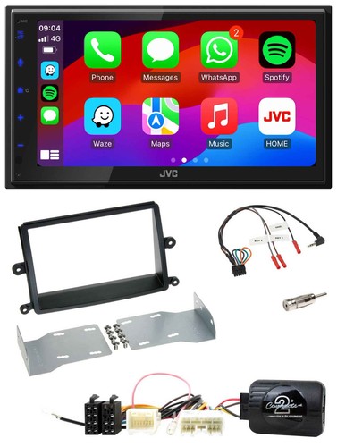 Jvc bluetooth 2din volante - bluetooth, dab