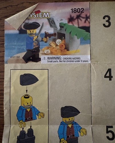 Lego system 1802 treasure - lego,