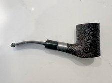 Ashton Pebble Grain XXX Tobacco Smoking Pipe With Silver Band - New