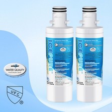 2 CONFEZIONI adatte per LG LT1000P ADQ747935 MDJ64844601 cartuccia filtro acqua Icepure