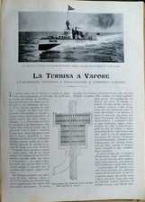 LA TURBINA A VAPORE (da "LA LETTURA" del 1906)