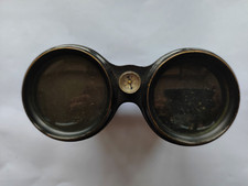 Binocolo vintage, con bussola incorporata, Iris, Paris. Funziona perfettamente.