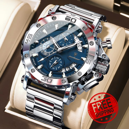 Poedagar orologio uomo quarzo - poedagar,