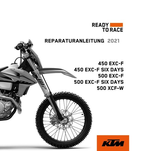 Ktm 450 500 exc - exc-f, six