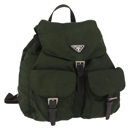 Zaino prada nylon verde - nylon,