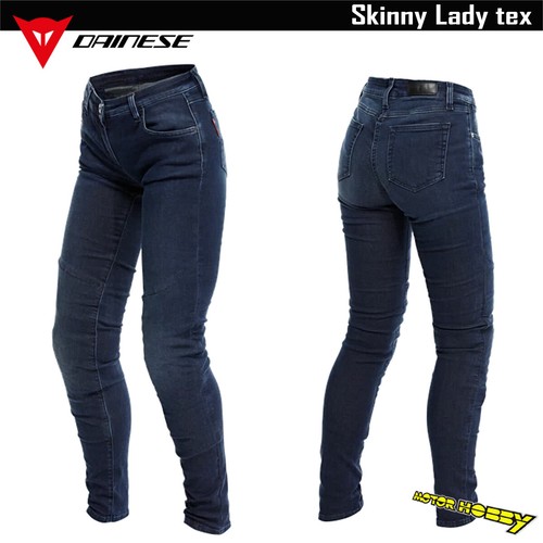 Pantaloni jeans moto donna con - pantaloni,