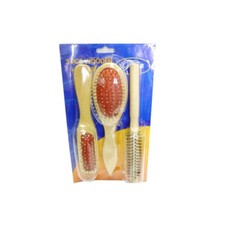 Spazzola per capelli, set da 3