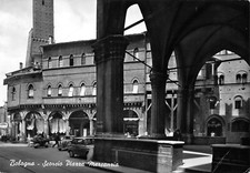 B1186) BOLOGNA SCORCIO PIAZZA MERCANZIA AL PAPAGALLO VIAGGIATA 