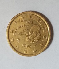 Moneta 50 Centesimi Rare, Espana  Cervantes 1999- 2000
