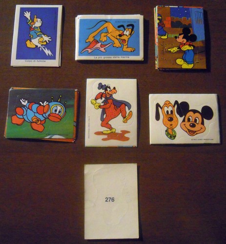 Lotto figurine walt - lotto, disney