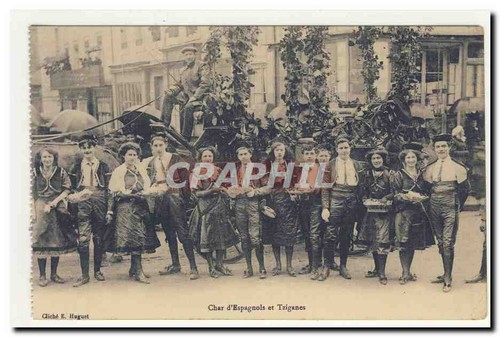 Char espagnols triganes - d'espagnols, et