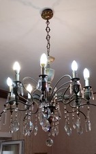 Lampadario a gocce mongolfiera