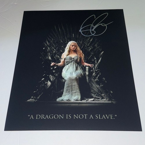 Emilia clarke autografo - emilia,