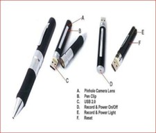 Penna con telecamera 8GB MP9 Digital Pocket Video Recorder DVR special.