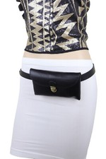 Donna Nero Skinny Cintura