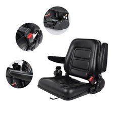 SEDILE pieghevole CON CINTURA PER MULETTO CARRELLI ELEVATORI ESCAVATORE TRATTORE