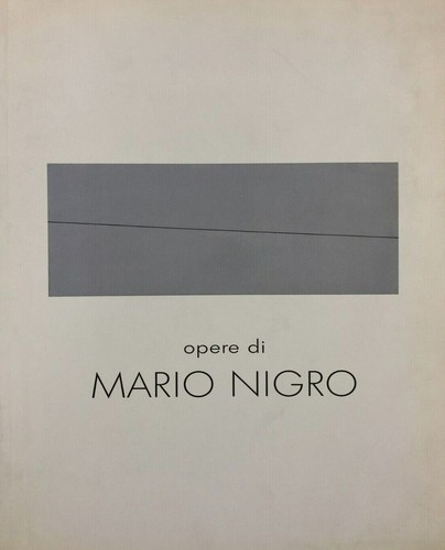 Opere mario nigro dep art - nigro, [dep