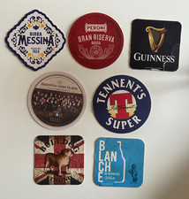 Sottobicchieri TENNENT'S, HB, BULLDOG, BLANCHE DE BRUXELLES, PERONI, GUINNESS,