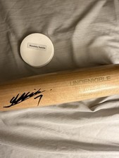 Mazza modello gioco Under Armour autografata Masataka Yoshida Boston Red Sox