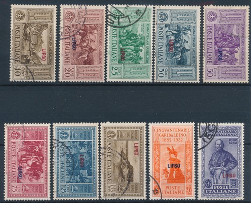 Italia 1932 colonie - colonie, egeo