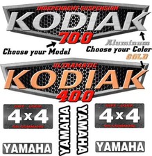 Kit adesivi grafici decalcomania serbatoio ATV Yamaha Kodiak 350 400 450 700 OEM aggiornamento 4x4