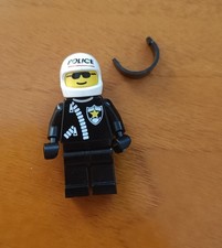 LEGO minifigure città classica cop019 polizia visiera nera