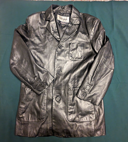 Giacca blazer pelle - ,