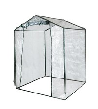 SERRA DA GIARDINO A CASETTA "FRANCESCA" CON TELO IN PVC 155X155X205 CM