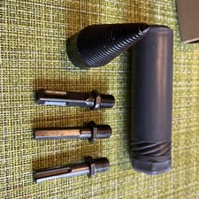 4x Trapano per legna da ardere torsione alta velocità spaccalegna vite spaccalegna avvitatore a cono