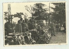 84997 VECCHIA FOTO RADUNO MOTO
