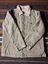 Giacca Stile Coste Vintage Color Verde Cachi Taglia L Uomo