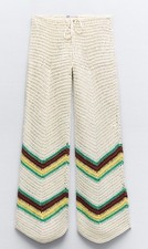 PANTALONE ZARA ALL'UNCINETTO