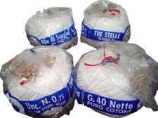 8 Gomitoli puro cotone filo di