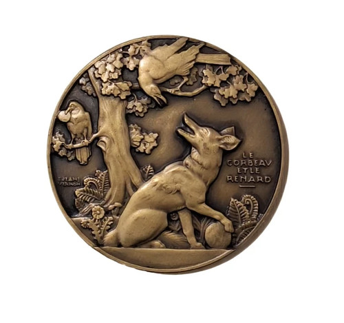 Rara medaglia art - rara, bronzo