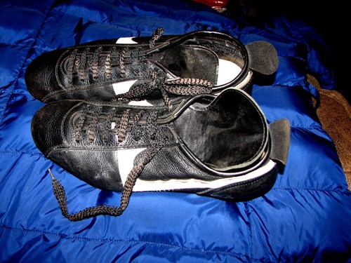 Vintage pantofola oro 70 - la, d'oro