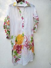 Tunica Boho Ibiza Goa Bali taglia unica camicetta estiva top camicetta abito cotone