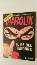 DIABOLIK ANNO XII N.6 IL RE DEL TERRORE RISTAMPA DEL N.1-MOLTO BUONO 1973